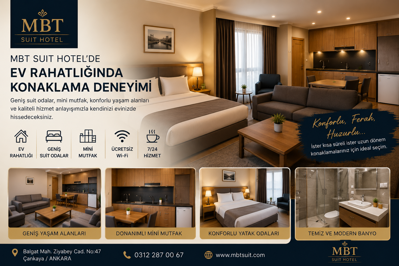 MBT Suit Hotel’de Ev Rahatlığında Konaklama Deneyimi